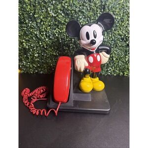 Vintage Mickey Mouse Corded Land Line Touch Tone Telephone AT&T Disney